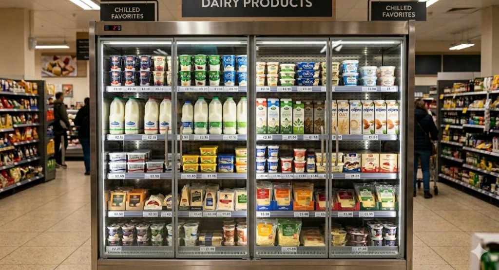 Chilled dairy and convenience range